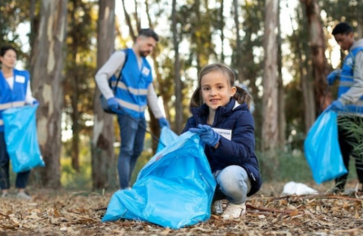 Thùng rác mầm non giúp bé thói quen bảo vệ môi trường