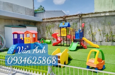 khu vui chơi cho bé tại trường mầm non