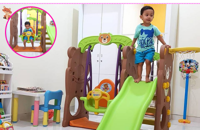 Chọn cầu trượt trong nhà cho bé trường mầm non