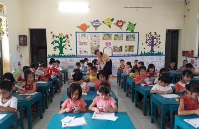 Công tác giáo dục chăm sóc nuôi dưỡng trẻ mầm non