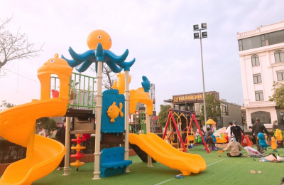 Báo giá thiết bị đồ chơi mầm non ngoài trời nhập khẩu