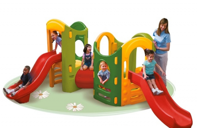 Hầm chui cầu trượt giá rẻ cho bé