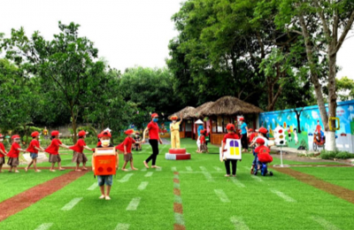 Khu trải nghiệm cho trẻ mầm non