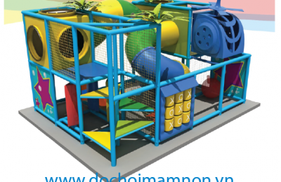 Ống trược khu vui chơi liên hoàn dành cho bé mầm non