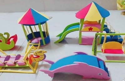 Đồ dùng mầm non chủ đề trường mầm non