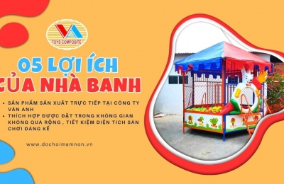 5 Lợi ích của nhà banh cho bé mầm non
