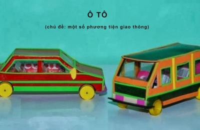 Đồ chơi mầm non chủ đề giao thông