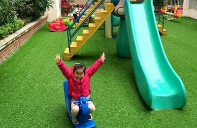 Cho trẻ vui chơi thỏa thích với mô hình công viên khu vui chơi mini cho khu dân cư