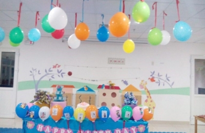 Trang trí góc sinh nhật cho bé mầm non