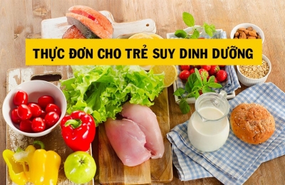 Thực đơn cho bé các món ăn dành cho bé hàng ngày