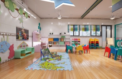 Trang trí góc học tập của bé mầm non