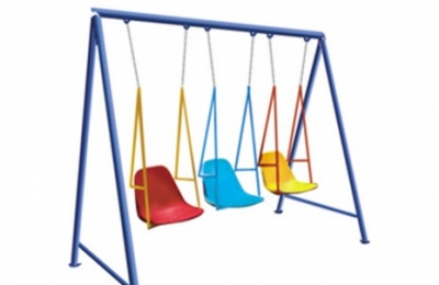 Xích đu mầm non 3 ghế đơn