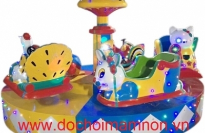 Nhà sản xuất nhà hơi thú nhún khu vui chơi trường mầm non